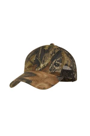 c869 port authority pro camouflage series cap with mesh back