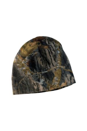 port authority c901 camouflage fleece beanie