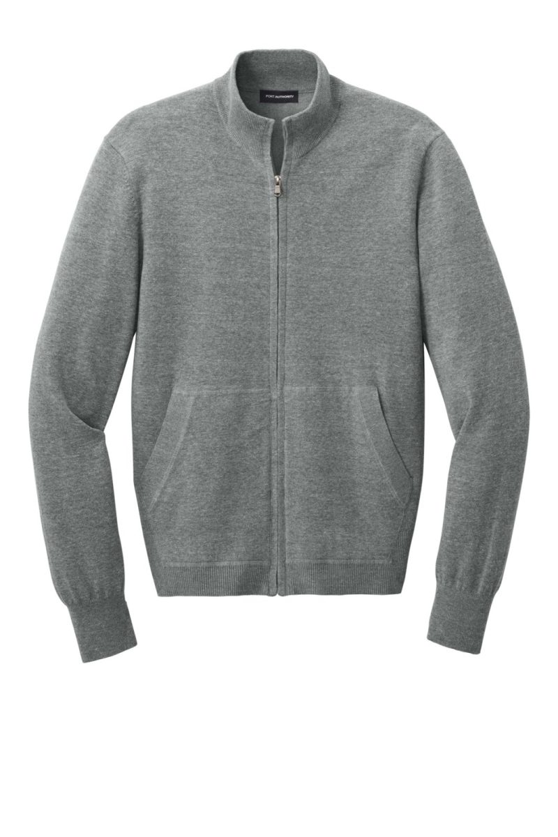 port authority  sw2901 medium heather grey front