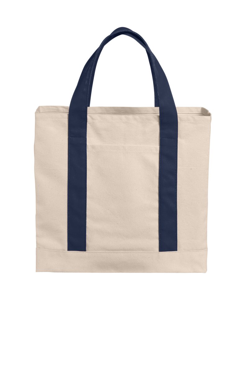 port authority bg429natural river blue navy front