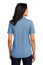 port authority lk830aegean blue heather back