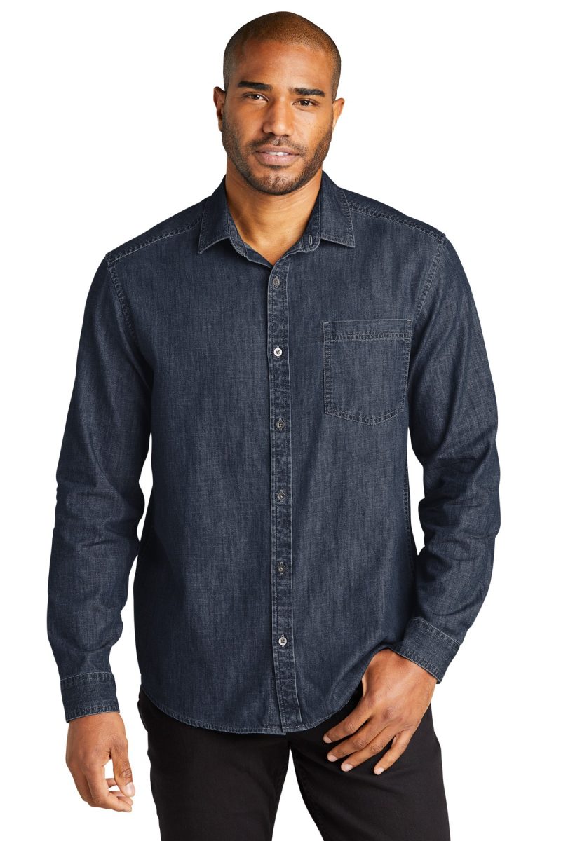 port authority w676dark wash front