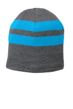 Port Fleece Lined Striped Beanie Cap C922