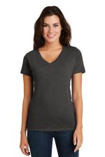 District Womens Super Slub V Neck Tee DM3501