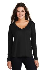 District Womens Drapey Long Sleeve Tee DM413