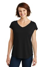 District Womens Drapey Cross Back Tee DM416