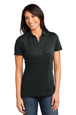 District Made Ladies Slub Polo DM450