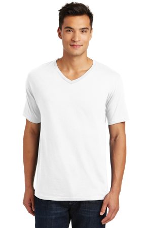 District Made Mens Perfect Weight V Neck Tee DT1170
