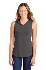 District Womens Perfect Tri Sleeveless Hoodie DT1375