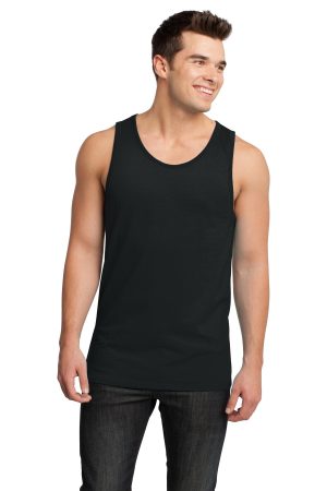 District Young Mens Cotton Ringer Tank DT1500