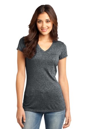 District Juniors Microburn V Neck Tee DT261