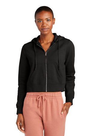 District Womens V I T Fleece Full Zip Hoodie DT6103