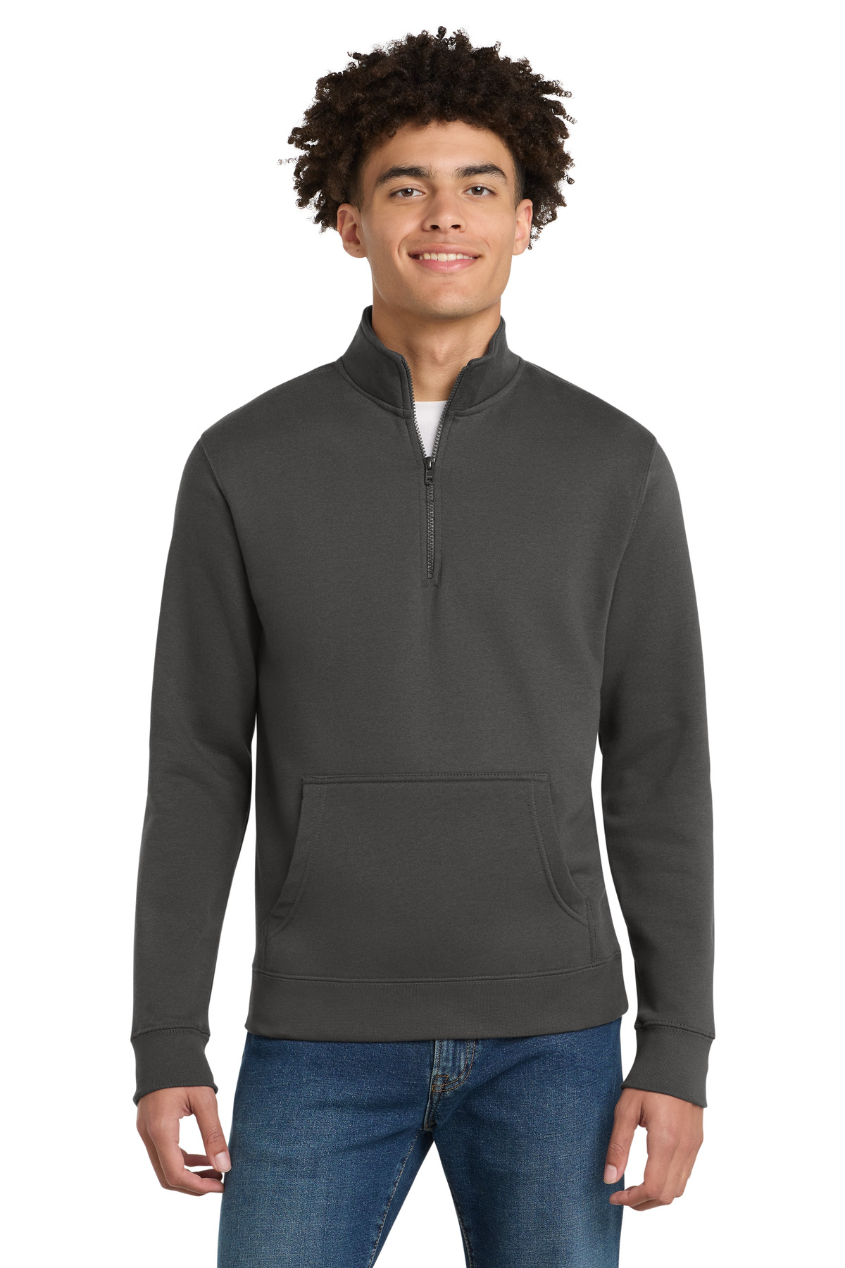 District DT6106 V.I.T Fleece 1/4 Zip Pullover