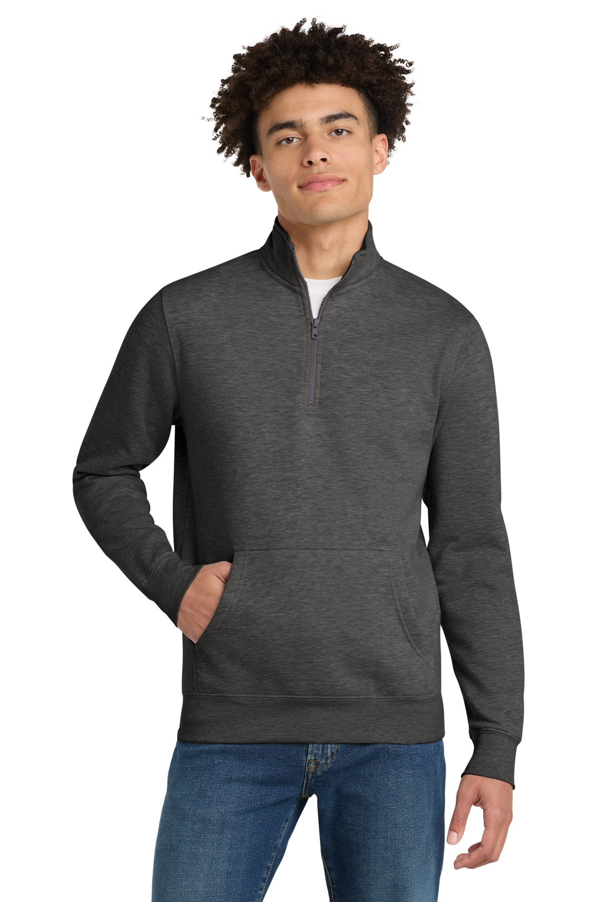 District DT6106 V.I.T Fleece 1/4 Zip Pullover