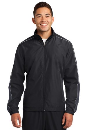 Sport-Tek Piped Colorblock Wind Jacket JST61