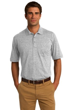 Port & Co Core Blend Jersey Knit Pocket Polo KP55p