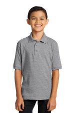 Port & Co Youth Core Blend Jersey Knit Polo KP55y