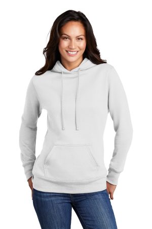 Port Womens Core Fleece Pullover Hooded Sweatshirt LPC78h