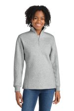 Sport-Tek Womens 1 4 Zip Sweatshirt LST253