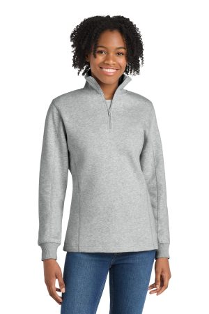 Sport-Tek Womens 1 4 Zip Sweatshirt LST253