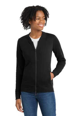 Sport-Tek Womens Lightweight French Terry Bomber LST274