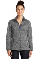 Sport-Tek Womens Posicharge Electric Heather Soft Shell Jacket LST30