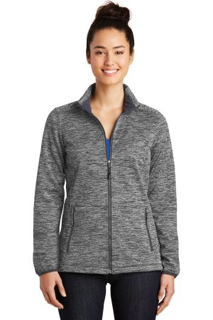 Sport-Tek Womens Posicharge Electric Heather Soft Shell Jacket LST30