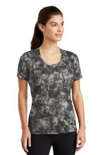 Sport-Tek Ladies Mineral Freeze Scoop Neck Tee LST330