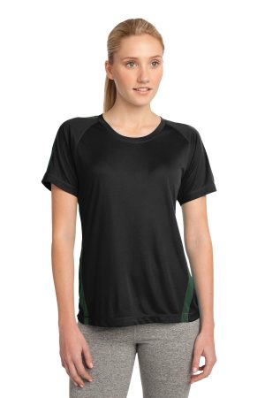 Sport-Tek Ladies Colorblock Posicharge Competitor Tee LST351