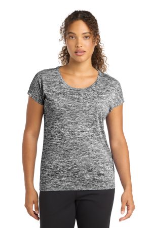 Sport-Tek Womens Posicharge Electric Heather Sporty Tee LST390
