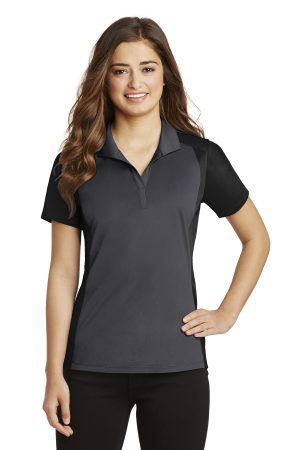 Sport-Tek Womens Colorblock Micropique Sport Wick Polo LST652