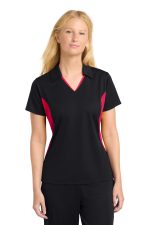 Sport-Tek Womens Side Blocked Micropique Sport Wick Polo LST655