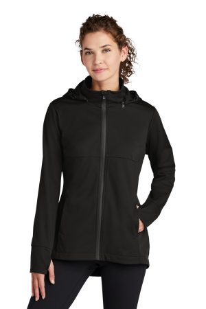 Sport-Tek Womens Hooded Soft Shell Jacket LST980