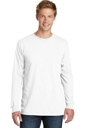 Port & Co Beach Wash Garment Dyed Long Sleeve Tee PC099ls