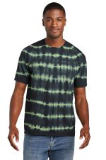 Port & Co Allover Stripe Tie Dye Tee PC142