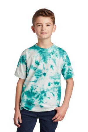 Port & Co Youth Crystal Tie Dye Tee PC145y