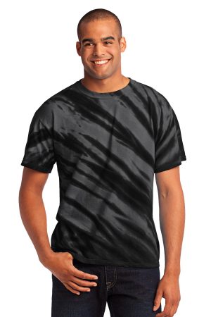 Port & Co Tiger Stripe Tie Dye Tee PC148