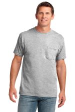 Port & Co Core Cotton Pocket Tee PC54p