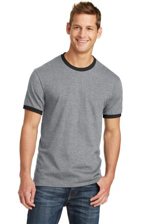 Port & Co Core Cotton Ringer Tee PC54r