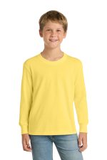 Port & Co Youth Long Sleeve Core Cotton Tee PC54yls