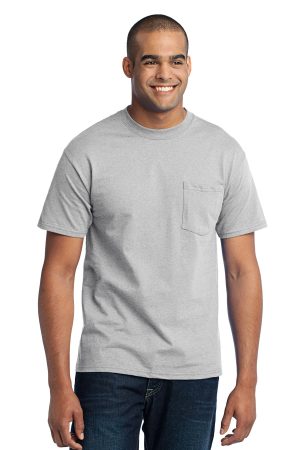 Port & Co Core Blend Pocket Tee PC55p