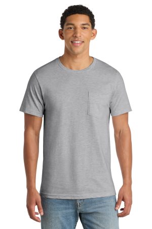 Port & Co Bouncer Pocket Tee PC600p
