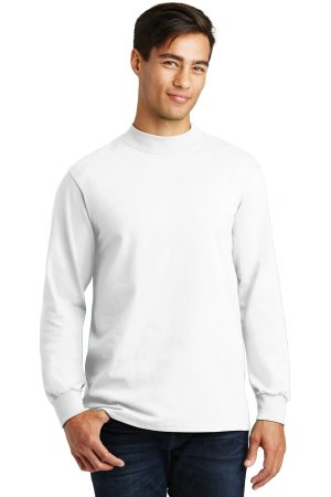Port & Co Essential Mock Turtleneck PC61m