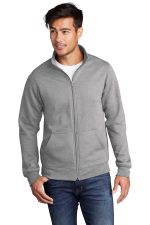 Port & Co Core Fleece Cadet Full Zip Sweatshirt PC78fz