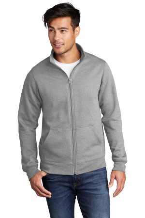 Port & Co Core Fleece Cadet Full Zip Sweatshirt PC78fz