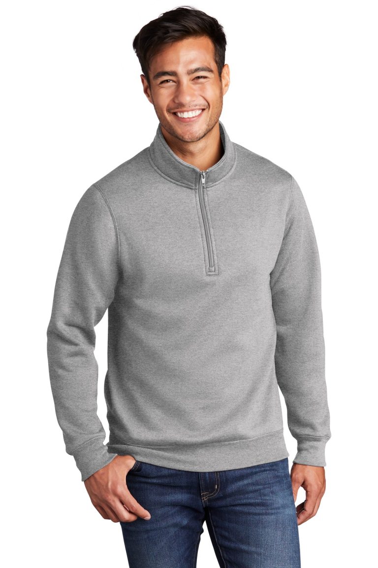 4-Zip Pullover Sweatshirt PC78Q - Athletic Heather