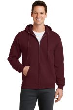 Port & Core Fleece Full Zip Hooded Sweatshirt PC78zh