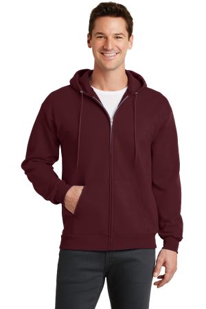 Port & Core Fleece Full Zip Hooded Sweatshirt PC78zh