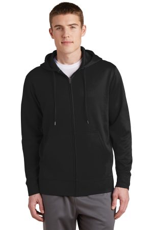 Sport-Tek Sport Wick Fleece Full Zip Hooded Jacket ST238