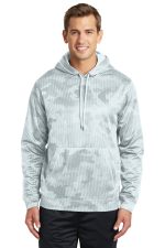 Sport-Tek Sport Wick Camohex Fleece Hooded Pullover ST240